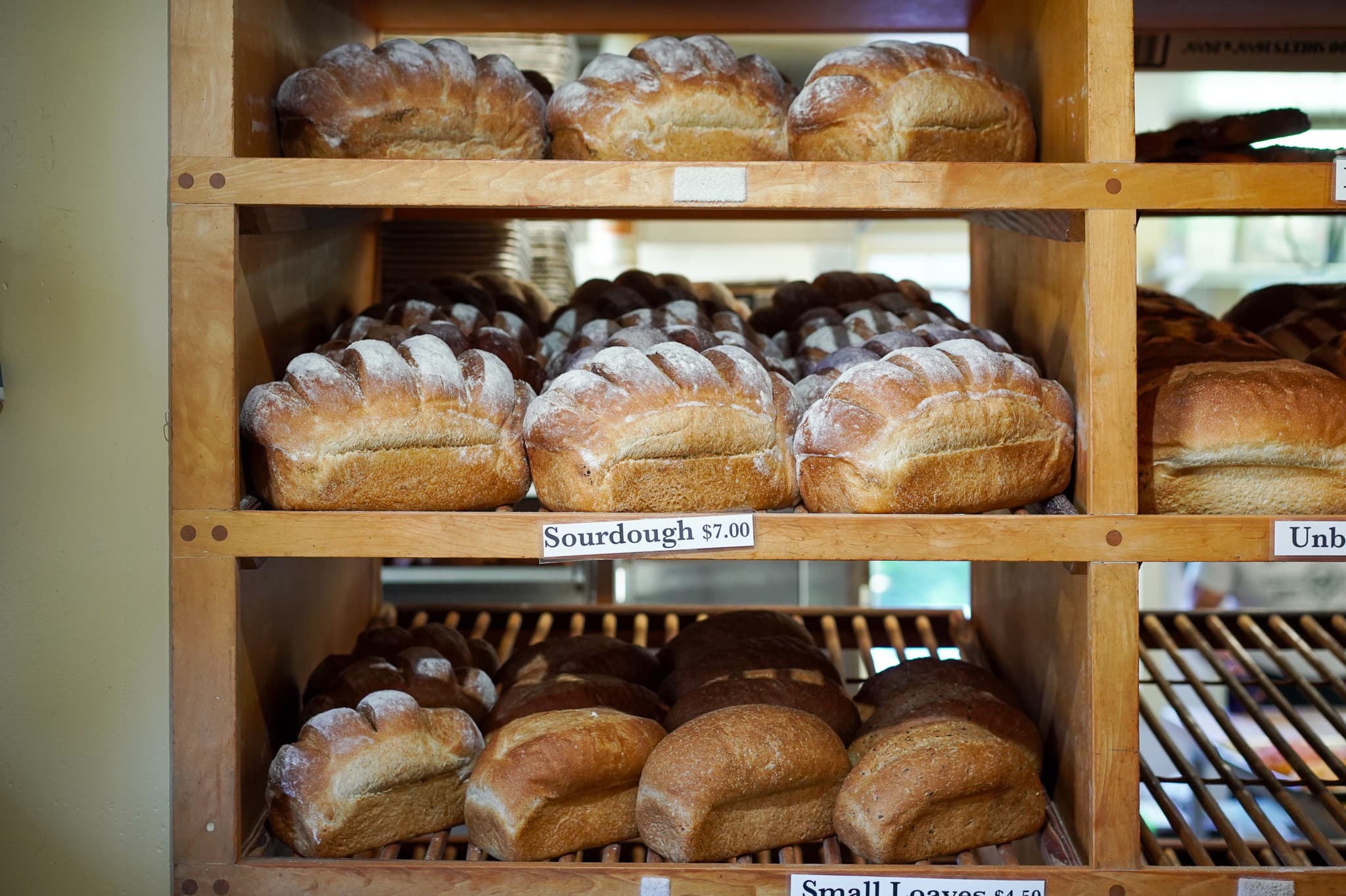 The bread wall at Ottavio