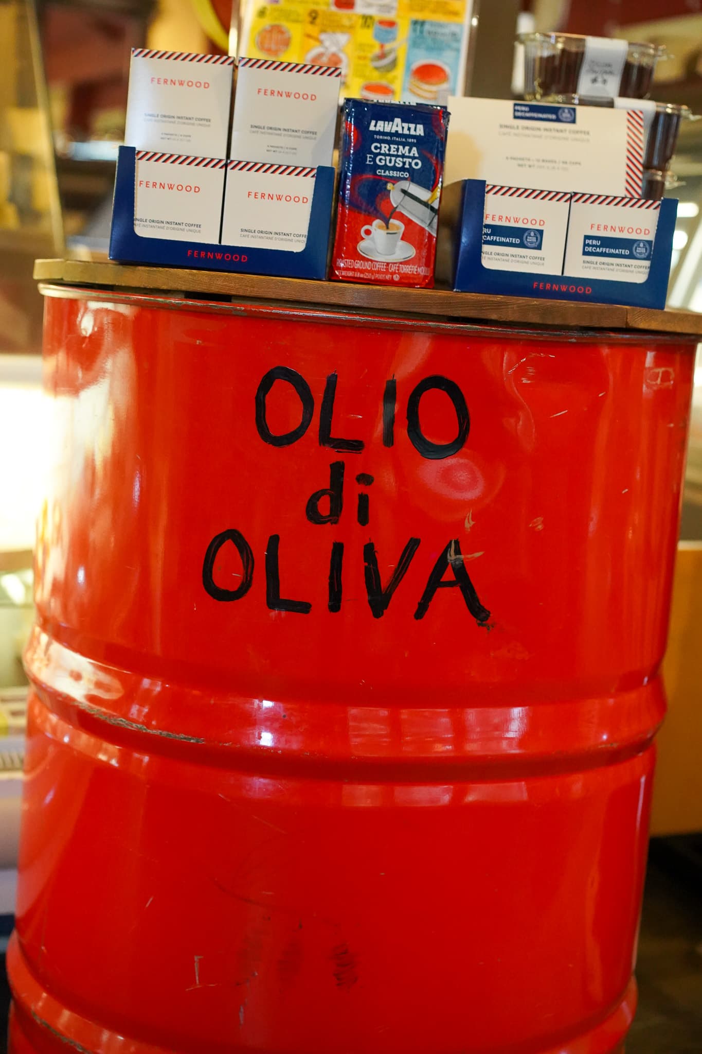The pantry - olive oils and Italian goods